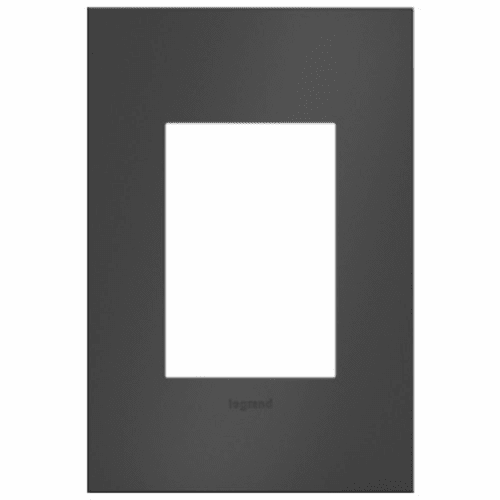 Legrand Adorne 1-Gang + Wall Plate - Satin Black - AWC1G3SBL4