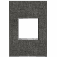 Legrand Adorne 1-Gang Wall Plate - Slate Linen - AWM1G2SL4