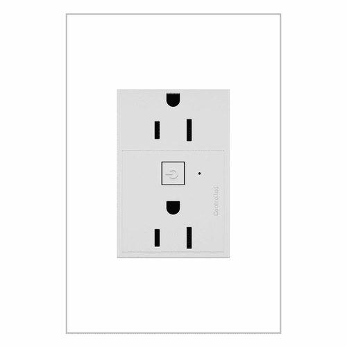 Legrand adorne 15A Smart Outlet with Netatmo Plus-Size, White - WNAR153W1