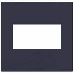 Legrand Adorne 2-Gang Wall Plate - Bleu Noir - AWP2GBN4