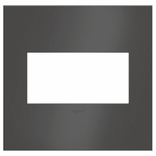 Legrand Adorne 2-Gang Wall Plate - Brushed Black Nickel - AWC2GBBN4