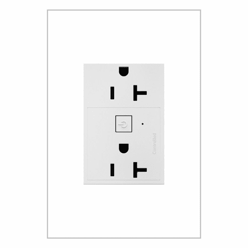 Legrand adorne 20A Smart Outlet with Netatmo, Plus-Size, White - WNAR203W1