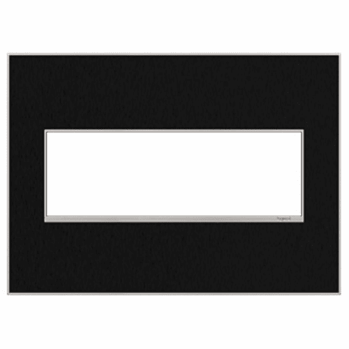 Legrand Adorne 3-Gang Wall Plate - Black Stainless - AWM3GBLS4