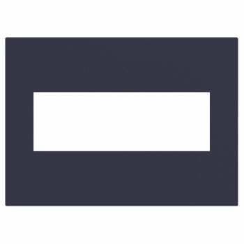 Legrand Adorne 3-Gang Wall Plate - Bleu Noir - AWP3GBN4