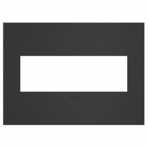 Legrand Adorne 3-Gang Wall Plate - Satin Black - AWC3GSBL4