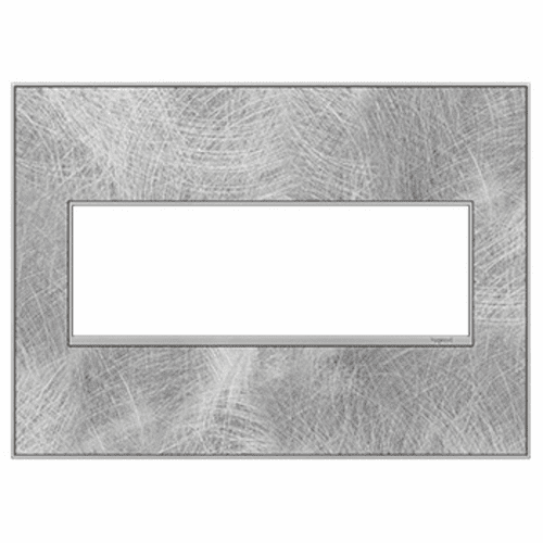 Legrand Adorne 3-Gang Wall Plate - Spiraled Stainless - AWM3GSP4