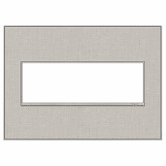 Legrand Adorne 3-Gang Wall Plate - True Linen  - AWM3GTL4