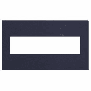 Legrand Adorne 4-Gang Wall Plate - Bleu Noir - AWP4GBN4