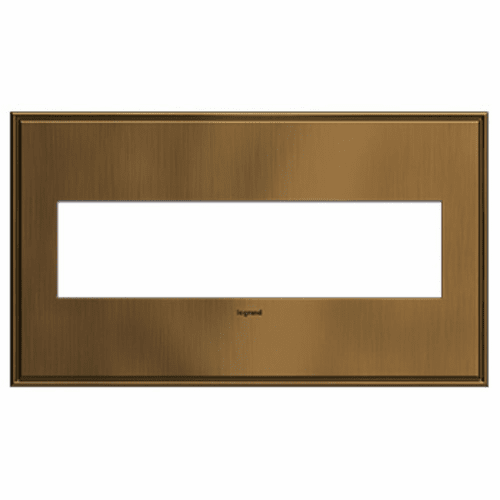 Legrand Adorne 4-Gang Wall Plate - Coffee - AWC4GCOF4