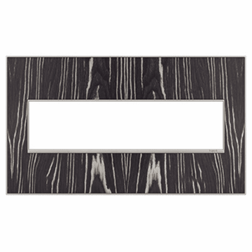 Legrand Adorne 4-Gang Wall Plate - Macassar  - AWM4GMA4