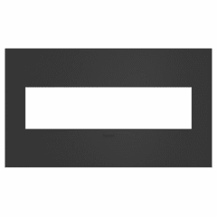 Legrand Adorne 4-Gang Wall Plate - Satin Black - AWC4GSBL4
