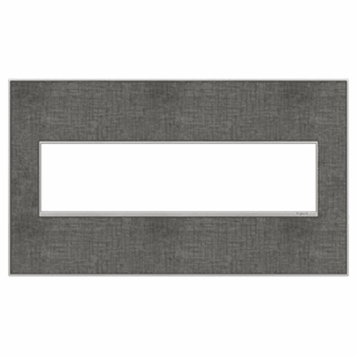 Legrand Adorne 4-Gang Wall Plate - Slate Linen - AWM4GSL4