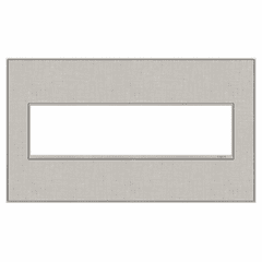 Legrand Adorne 4-Gang Wall Plate - True Linen  - AWM4GTL4