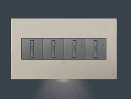 Legrand Adorne Accent Nightlight, 4-Gang  AAAL4G2