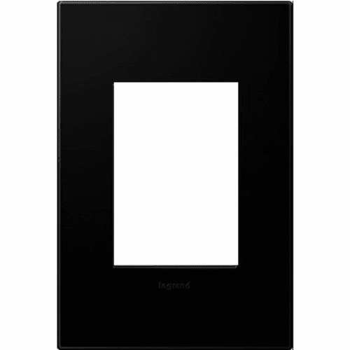 Legrand adorne Black Ink 1-Gang + Wall Plate - AWP1G3NK4