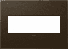 Legrand Adorne Bronze, 3-Gang Wall Plate  AWP3GBR4