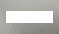 Legrand Adorne Brushed Stainless Steel, 4-Gang Wall Plate  AWC4GBS4