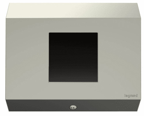 Legrand Adorne Control Box, 1-Gang, No Devices Magnesium APCB4TM1