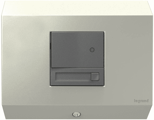 Legrand Adorne Control Box with Paddle Dimmer Magnesium APCB1TM4