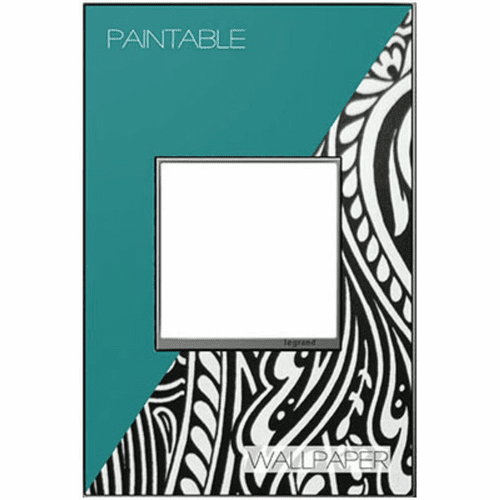 Legrand Adorne Custom Wall Plate, 1-Gang, Magnesium Trim  AWM1G2M4