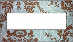 Legrand Adorne Custom Wall Plate, 4-Gang, White Trim  AWM4GW4