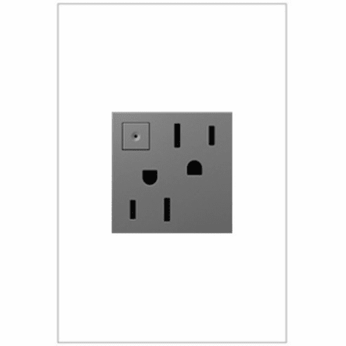 Legrand Adorne Energy-Saving On / Off Outlet Magnesium ARPS152M4