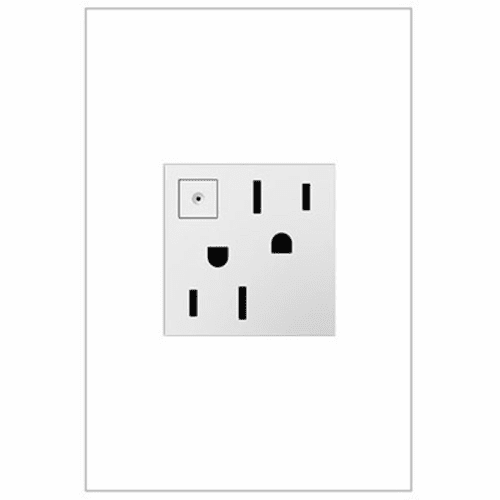 Legrand Adorne Energy-Saving On / Off Outlet White ARPS152W4