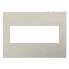 Legrand adorne Greige 3-Gang Wall Plate - AWP3GGG4