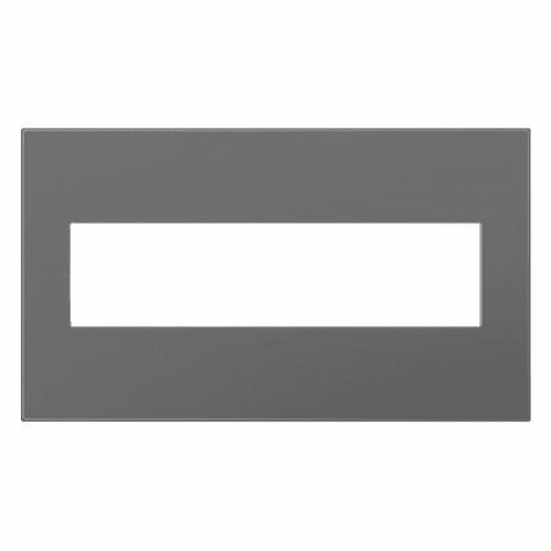 Legrand adorne Magnesium 4-Gang Wall Plate - AWP4GMG4 - AWP4GMG4