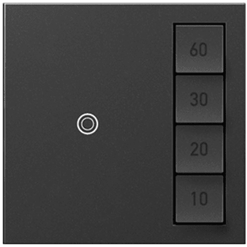 Legrand Adorne Manual-ON/Timed-OFF SensaSwitch - Graphite - ASTM2G2