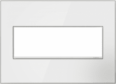 Legrand Adorne Mirror White, 3-Gang Wall Plate  AWM3GMW4