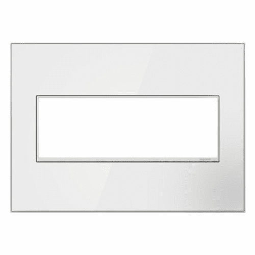 Legrand Adorne Mirror White, 3-Gang Wall Plate White on White AWM3GMWW4 - AWM3GMWW4
