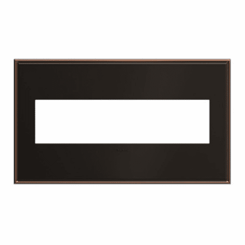 Legrand Adorne Oil-Rubbed Bronze, 4-Gang Wall Plate  AWC4GOB4