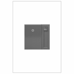 Legrand Adorne Paddle Dimmer, 0-10V Dimmer - Magnesium - ADPD4FBL3P2M4