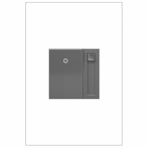 Legrand Adorne Paddle Dimmer, 0-10V Dimmer - Magnesium - ADPD4FBL3P2M4