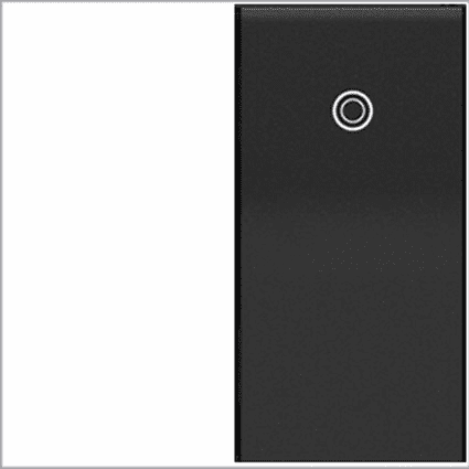 Legrand Adorne Paddle Switch, Half-Size, 15A - Graphite - ASPD1531G4