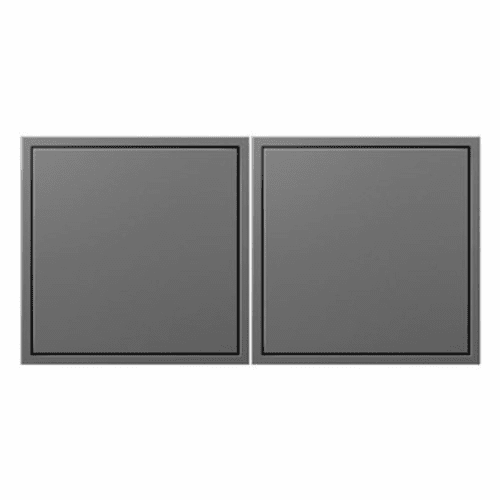 Legrand Adorne Pop-Out Outlet, (two-gang only) Magnesium ARPTR152GM2