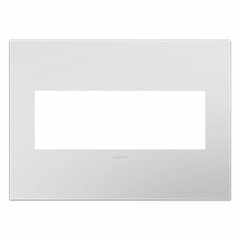 Legrand adorne Powder White 3-Gang Wall Plate - AWP3GPW4