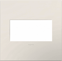 Legrand Adorne Satin Light Almond, 2-Gang Wall Plate  AWP2GLA4