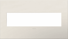 Legrand Adorne Satin Light Almond, 4-Gang Wall Plate  AWP4GLA4