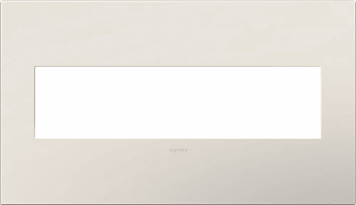 Legrand Adorne Satin Light Almond, 4-Gang Wall Plate  AWP4GLA4