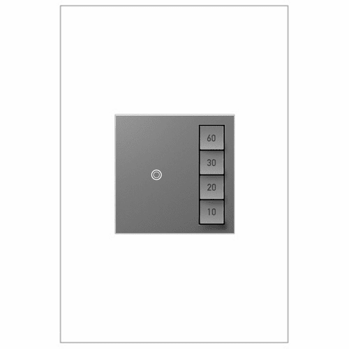 Legrand Adorne SensaSwitch, Manual-ON / Timed-OFF Magnesium ASTM2M2