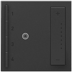 Legrand Adorne sofTap - Wi-Fi Ready In Wall Scene Control - Graphite - ADTPRIWHCG1