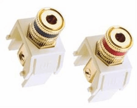 Legrand Adorne Speaker Binding Posts White ACABPW1