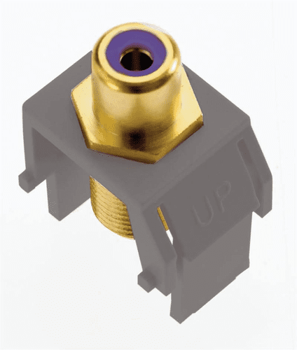 Legrand Adorne Subwoofer RCA to F-Connector Magnesium ACPRCAFM1