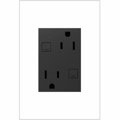Legrand Adorne Tamper-Resistant GFCI, Plus-Size, 15A - Graphite - AGFTR2153G4