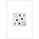 Legrand Adorne Tamper-Resistant GFCI Self-Test Outlet (20 Amp) - White - AGFTR2202W4
