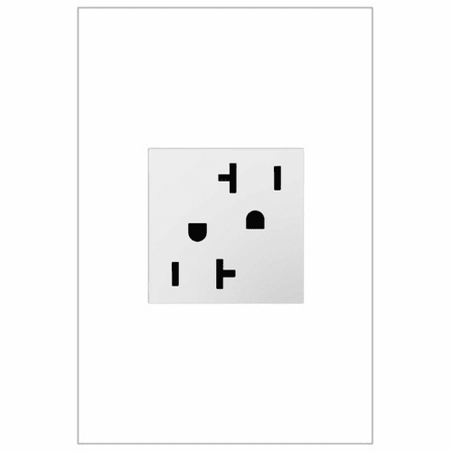 Legrand Adorne Tamper-Resistant Outlet, 20A White ARTR202W4