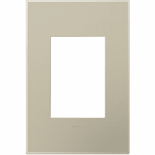 Legrand Adorne Titanium, 1-Gang, 3-Module Wall Plate  AWP1G3TM4
