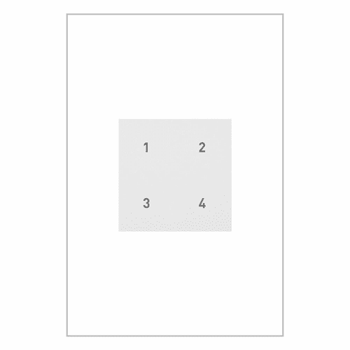 Legrand adorne Wireless Smart Scene Switch with Netatmo, White - WNACB40W1